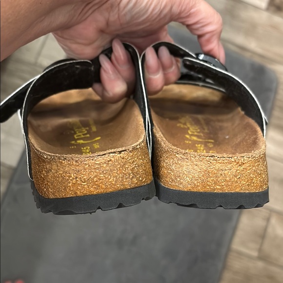 Papillio Black and Brown Sandals with Adjustable Straps - Picture 3 of 8